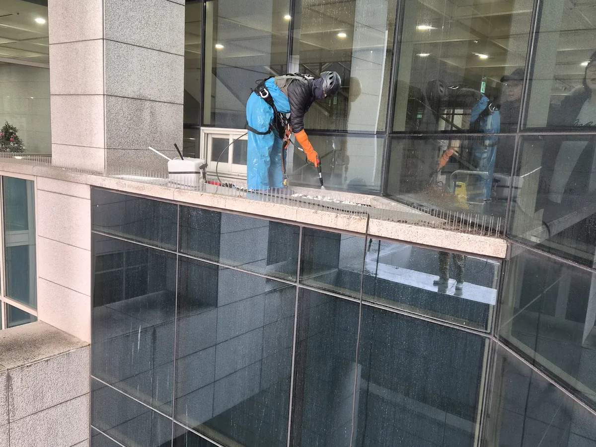 세종시 가람동 건물 복도·대기 동선 야간 위생청소 사례 - 행진크린